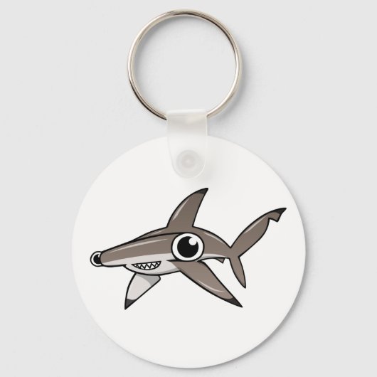 Cartoon Hammerhead Sleutelhanger (Voorkant)