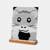 Cartoon Hamster Scarfed Joy (Angle)