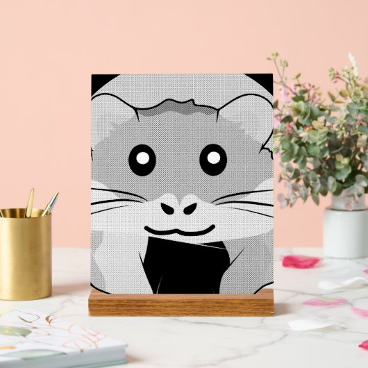 Cartoon Hamster Scarfed Joy (Mariage)