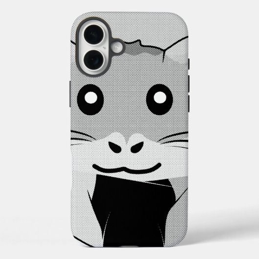 Cartoon Hamster Scarfed Joy Case-Mate iPhone Case (Achterkant)