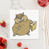 Cartoon Hamster Servet (Insitu)