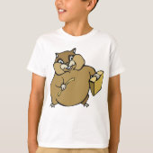 Cartoon Hamster T-shirt (Voorkant)