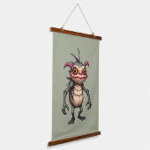 Cartoon Hangend Wandkleed (Gebogen)