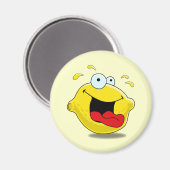 Cartoon Happy Lemon Magnet (Recto/Verso)