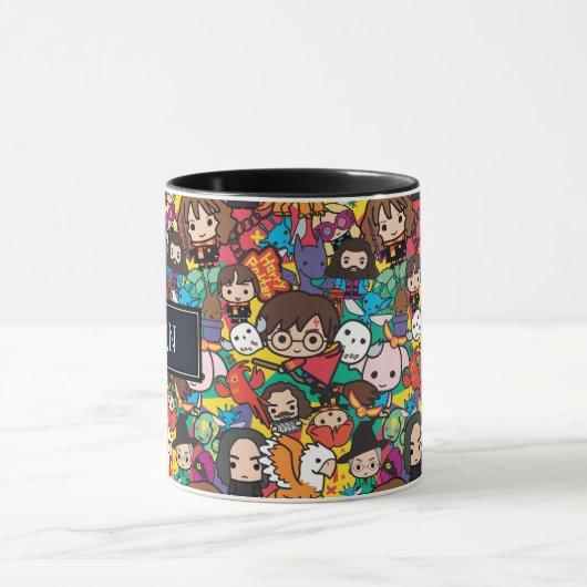 Cartoon Harry Potter Character | Jouw namen toevoe Mok (Midden)