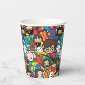 Cartoon Harry Potter Character Toss Pattern Papieren Bekers (Achterkant)