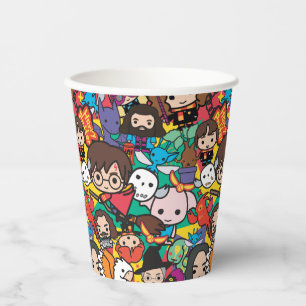 Cartoon Harry Potter Character Toss Pattern Papieren Bekers