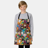 Cartoon Harry Potter Character Toss Pattern Schort (Gedragen)
