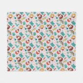 Cartoon HARRY POTTER™ Creaters & Spells Patroon Fleece Deken (Voorkant (Horizontaal))