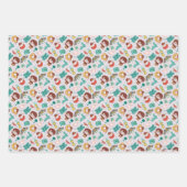 Cartoon HARRY POTTER™ Creaters & Spells Patroon Inpakpapier Vel (Voorkant 3)