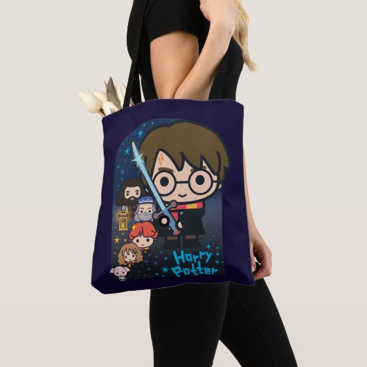 Cartoon Harry Potter Draagtas (Dichtbij)