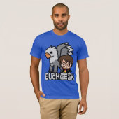 Cartoon Harry Potter en Buckbeak T-shirt (Voorkant volledig)
