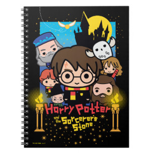 Cartoon Harry Potter en de Steen der Wijzen Notitieboek
