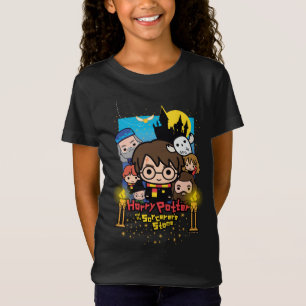 Cartoon Harry Potter en de Steen van de Tovenaar T-shirt