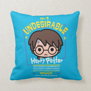 Cartoon Harry Potter Gezocht Poster Grafisch Kussen