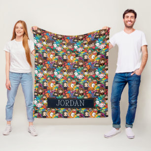 Cartoon Harry Potter Karakter Voeg je naam toe Fleece Deken