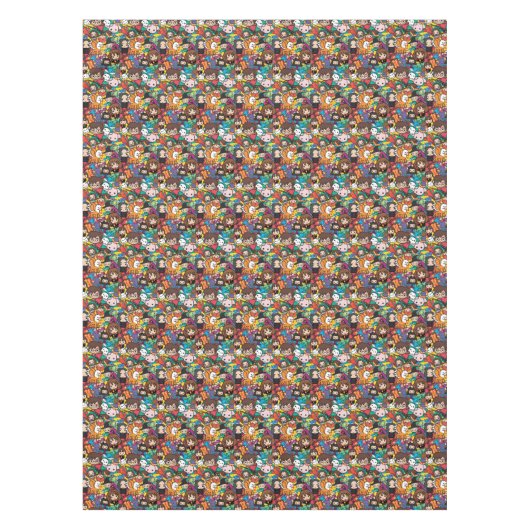 Cartoon Harry Potter Karakter Worp Patroon Tafelkleed (Voorkant)