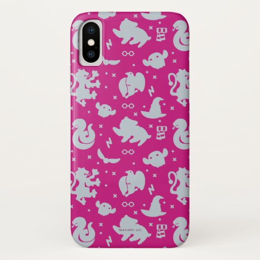 Cartoon Harry Potter Magic Icons Toss Pattern Case-Mate iPhone Case (Achterkant)
