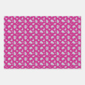 Cartoon Harry Potter Magic Icons Toss Pattern Inpakpapier Vel (Voorkant 3)