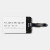 Cartoon Harry Potter Quidditch Seeker Bagagelabel (Achterkant horizontaal)