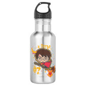 Cartoon Harry Potter Quidditch Seeker Waterfles (Voorkant)