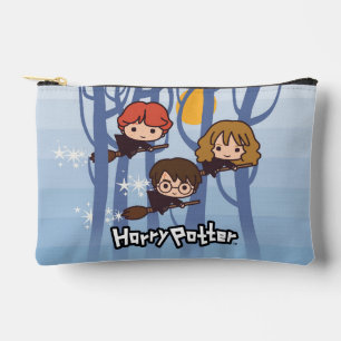 Cartoon Harry, Ron, & Hermione vliegen in het bos Etui