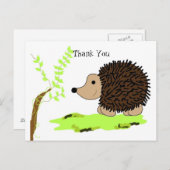 Cartoon Hedegel Briefkaart (Voorkant / Achterkant)