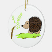 Cartoon Hedegel Keramisch Ornament (Links)