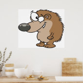 Cartoon Hedegel Poster (Keuken)