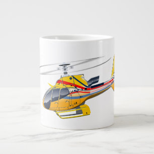 Cartoon Helikopter Extra Grote Beker