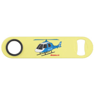 Cartoon helikopter helikopter helikopter van de po speed flessenopener