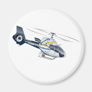 Cartoon Helikopter Magneet