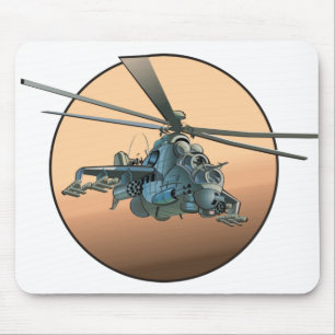 Cartoon helikopter muismat