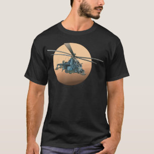 Cartoon helikopter t-shirt