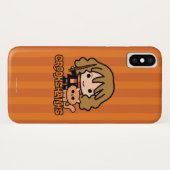 Cartoon Hermione en Crookshanks Case-Mate iPhone Case (Achterkant (horizontaal))