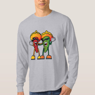 Cartoon hete pepers t-shirt