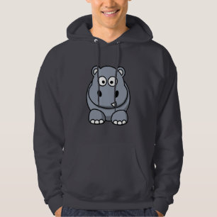 Cartoon Hippo Hoodie