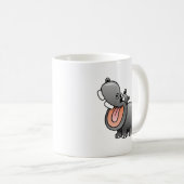 Cartoon Hippo Koffiemok (Voorkant rechts)