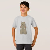 Cartoon Hippo T-shirt (Voorkant volledig)