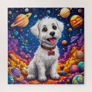 Cartoon hond Fun Kids Ruimte Cadeau voor Kinderen Legpuzzel