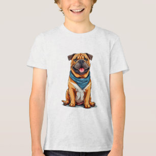 🐶 Cartoon Honden Kinderkleren 🐶 Tri-Blend Shirt