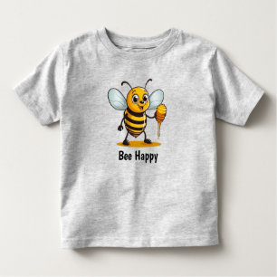 Cartoon Honey Bee gepersonaliseerd Kinder Shirts