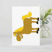 Cartoon Horse Kaart (Staand voorkant)