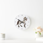 Cartoon Horse Ronde Klok (Huis)
