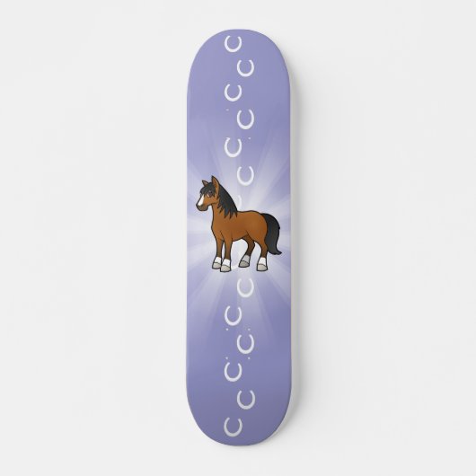 Cartoon Horse Skateboard (Voorkant)