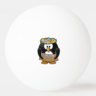 Cartoon Hula Penguin Pingpongballen