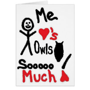 Cartoon I Love Owls