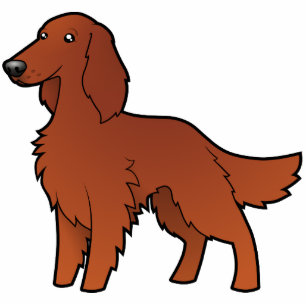 Cartoon Iers / Engels / Gordon / R&W Setter Fotobeeldje Magneet