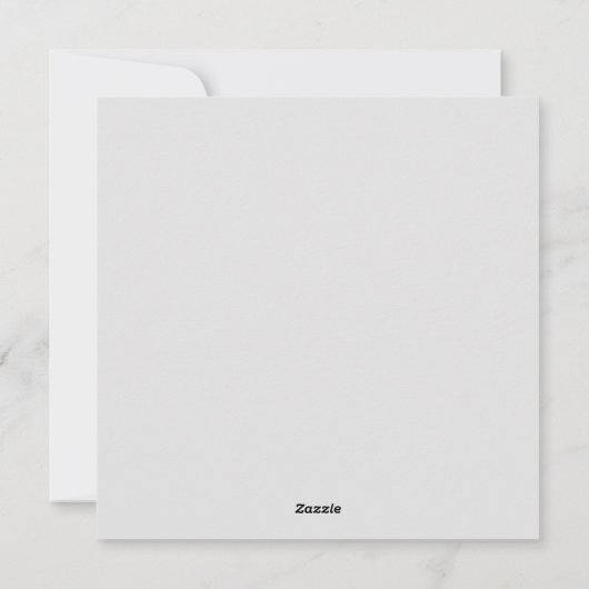 Cartoon illustratie - Jongen op het strand Feestdagenkaart (Achterkant)