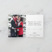 Cartoon Illustratie Noordpool Kerstdorp Feestdagen Kaart (Binnen)